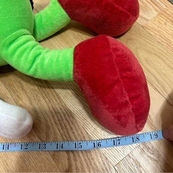 Disney Mickey Mouse Plush Stuffed Animal Winter Christmas Red Green NWT - Picture 6 of 6